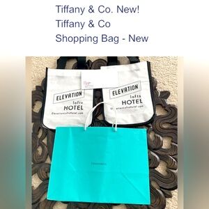 TIFFANY&COMPANY Shopping Bag! 2 Elevation Lofts Hotel And Recipe Calendar/ FREE!